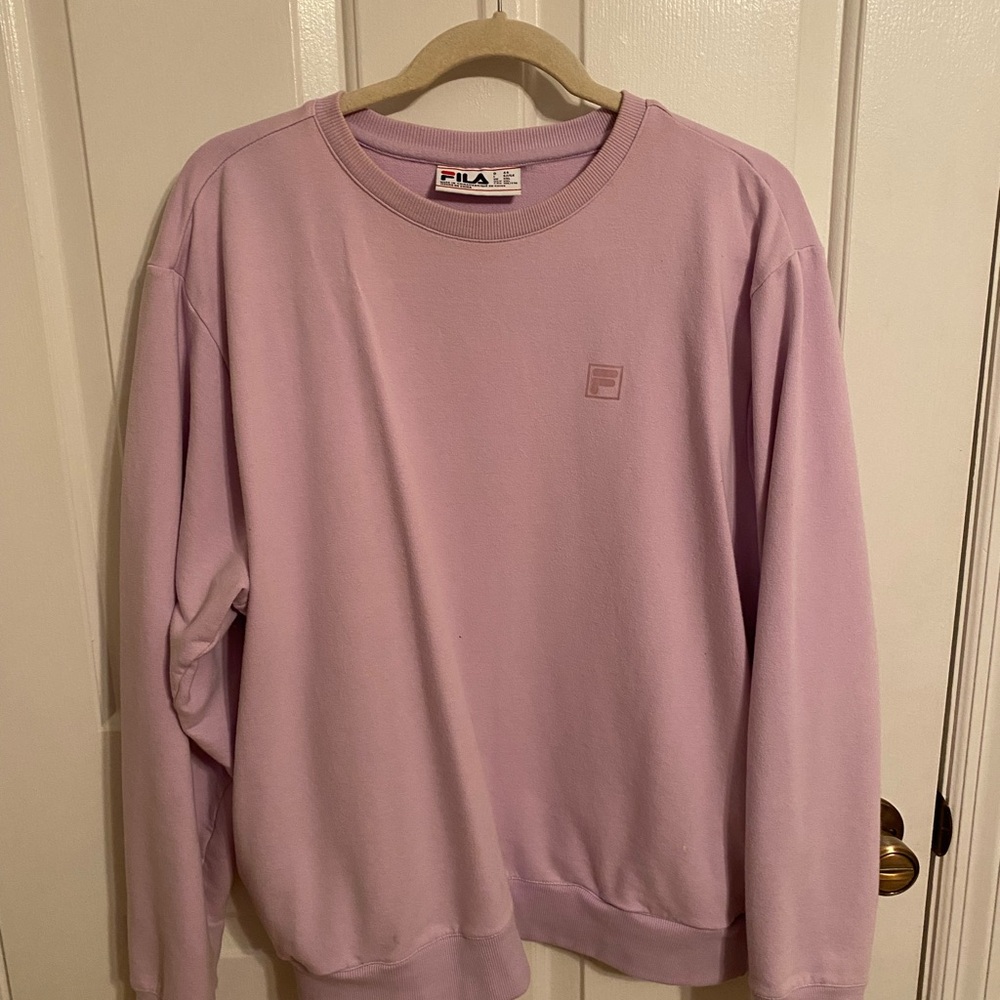 FILA Women’s Light Purple Crewneck Sweatshirt